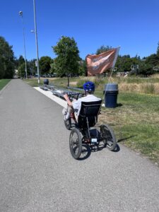 Outdoors for All adaptive cycling