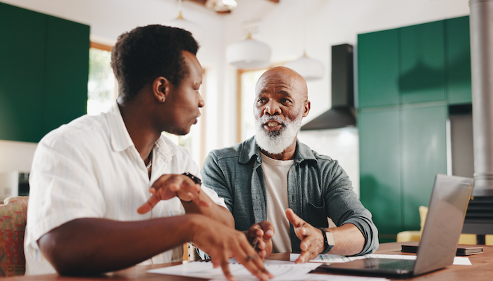 BAAMTalkingWithSon AdobeStock 1281259725 700x400